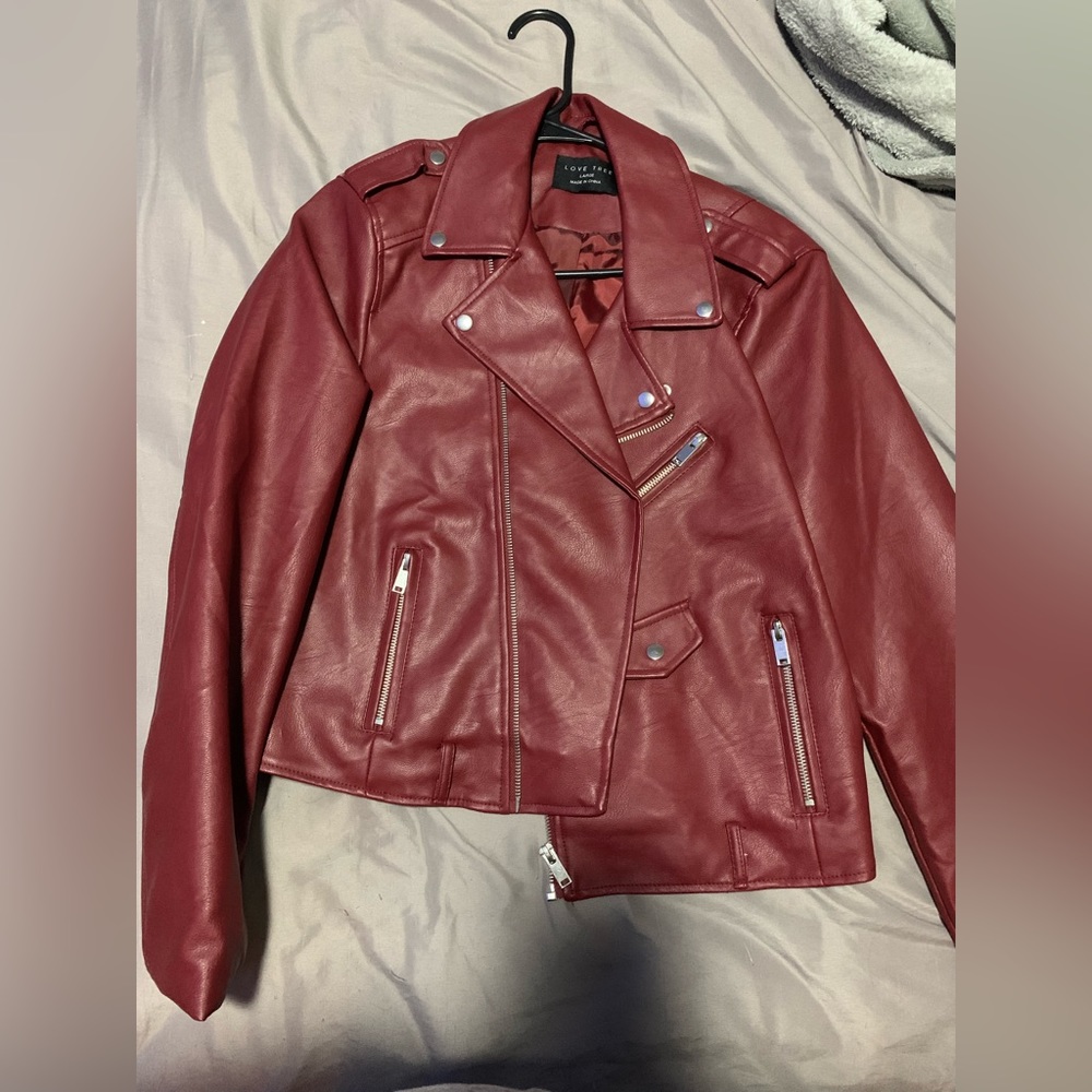 Leather jacket